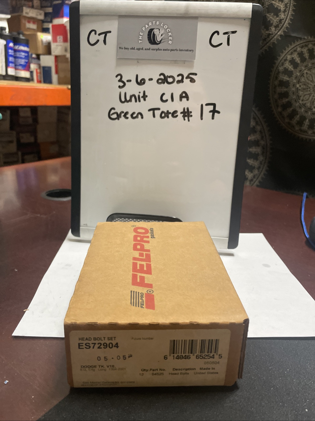 Engine Cylinder Head Bolt Set fits 1994-2003 Dodge Ram 2500,Ram 3500 FELPRO