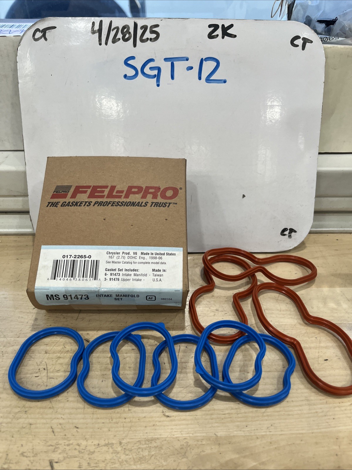 Engine Intake Manifold Gasket Set Fel-Pro MS 91473