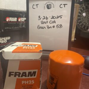 Engine Oil Filter- Fram PH25