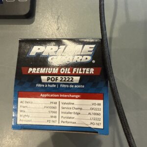 Engine Oil Filter Prime Guard POF2222