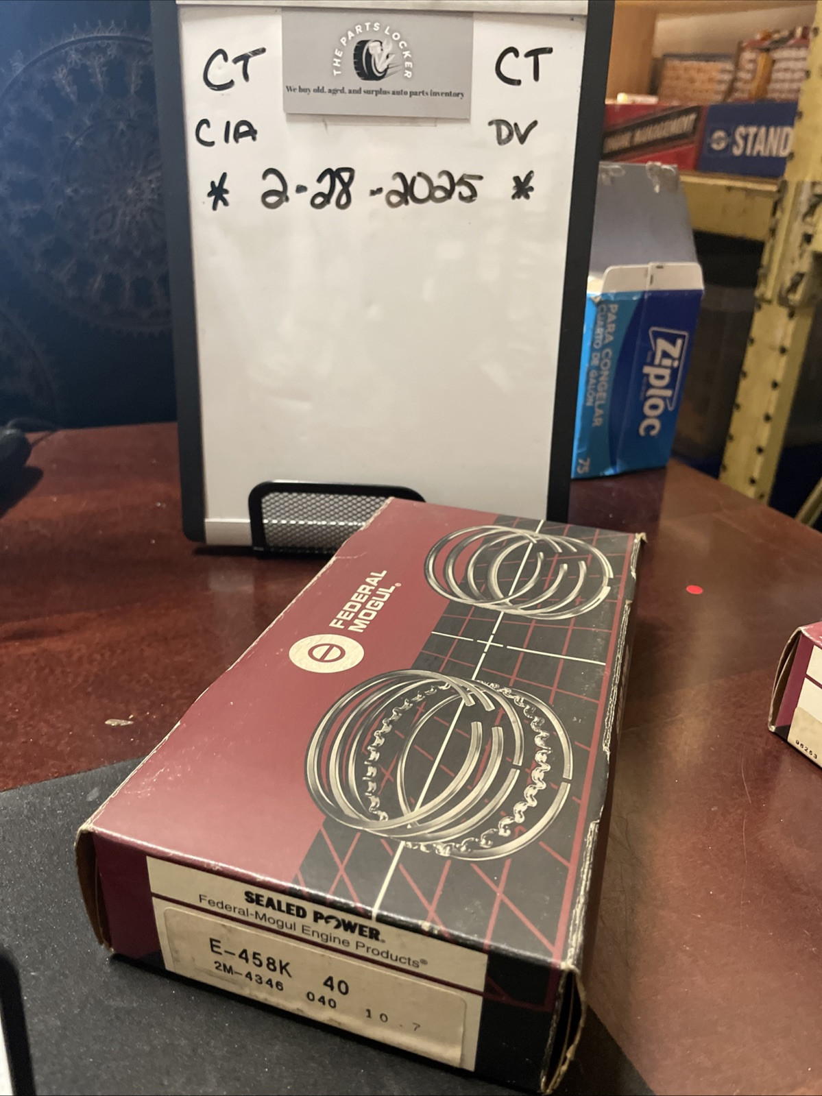 Engine Piston Ring Set Sealed Power E-458K 40