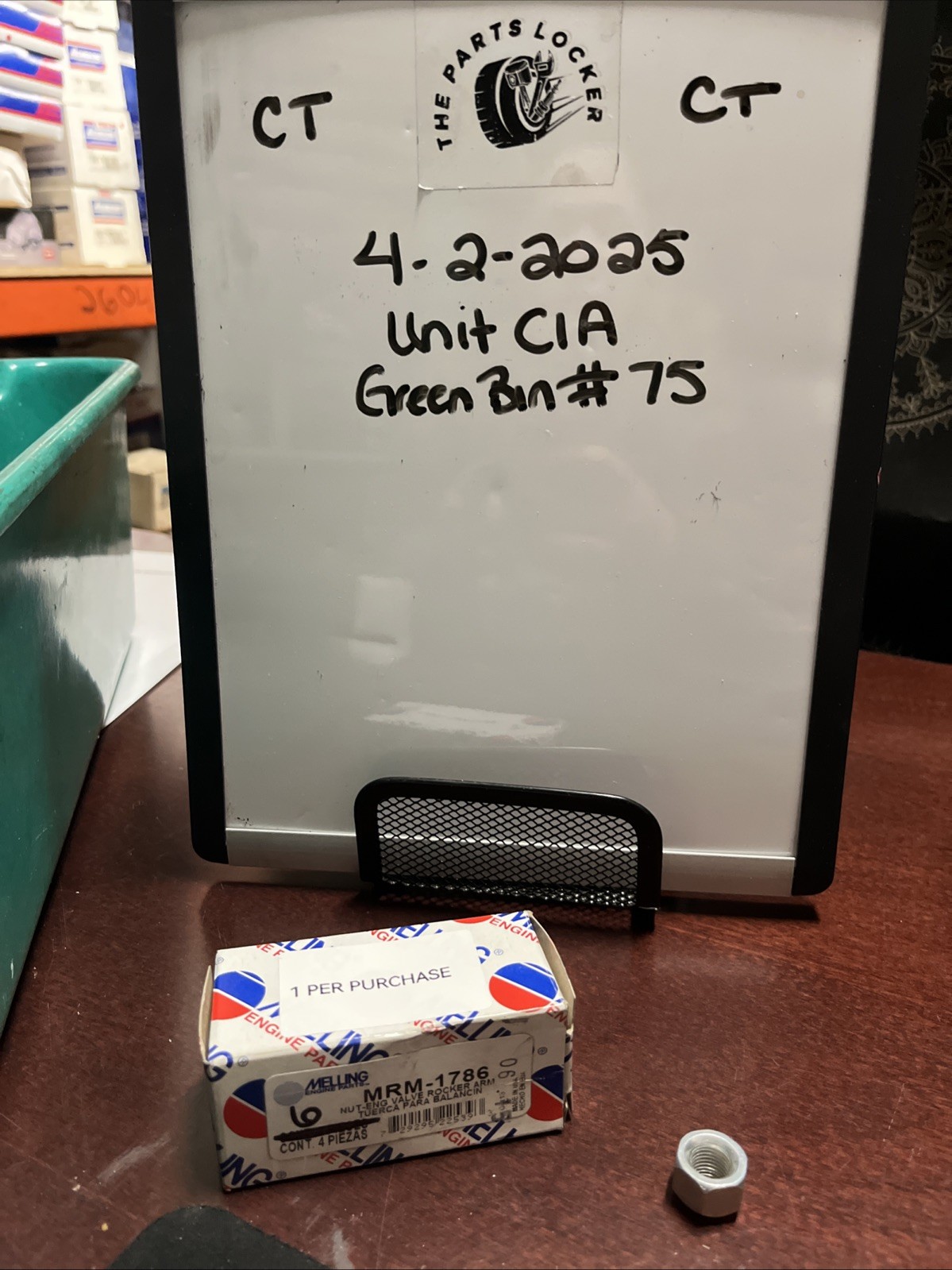 Engine Rocker Arm Nut-Stock Melling MRM-1786 1 Per Purchase