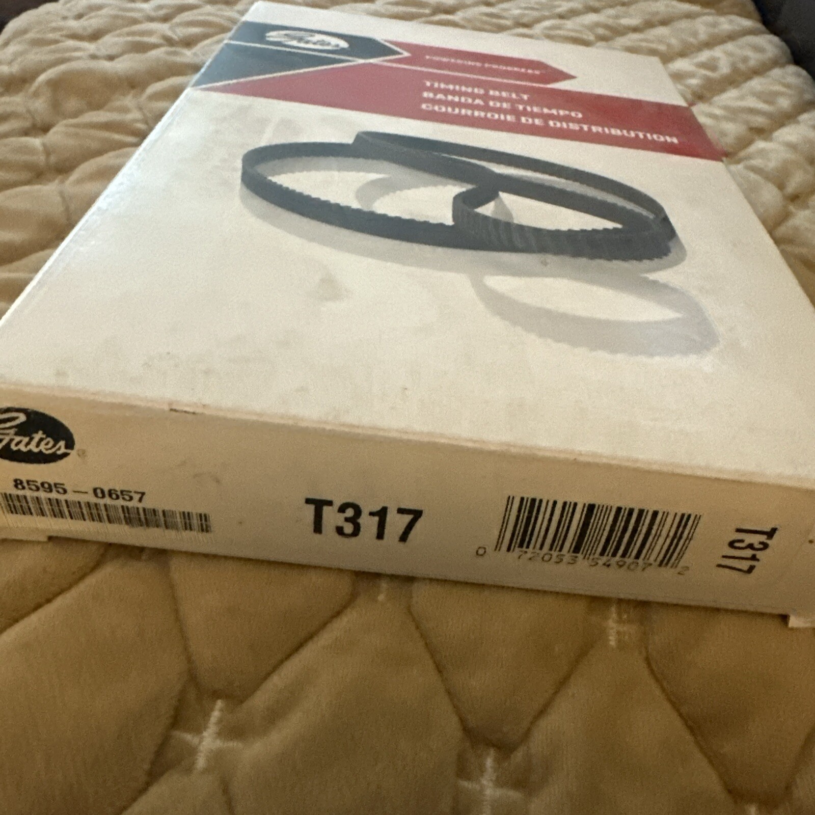 Engine Timing Belt-PowerGrip Premium OE Timing Belt Gates T317