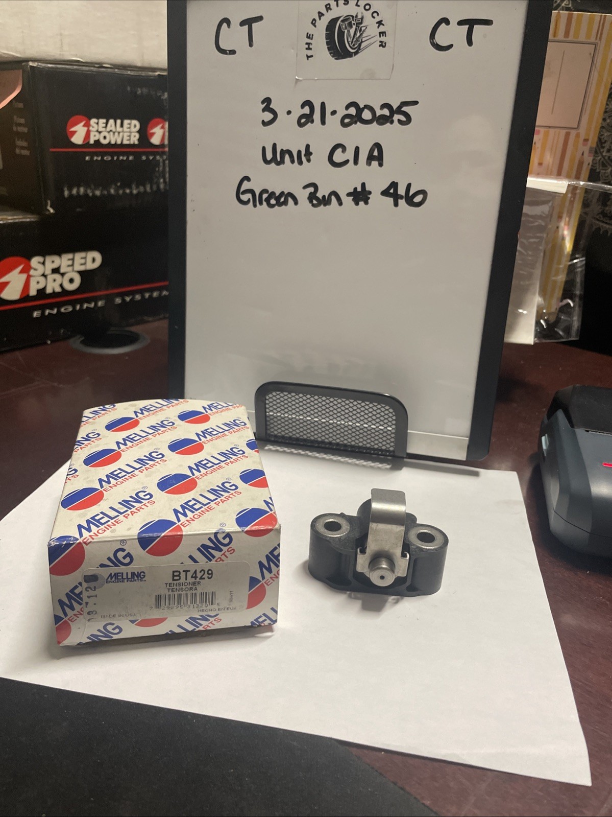 Engine Timing Chain Tensioner Melling BT429