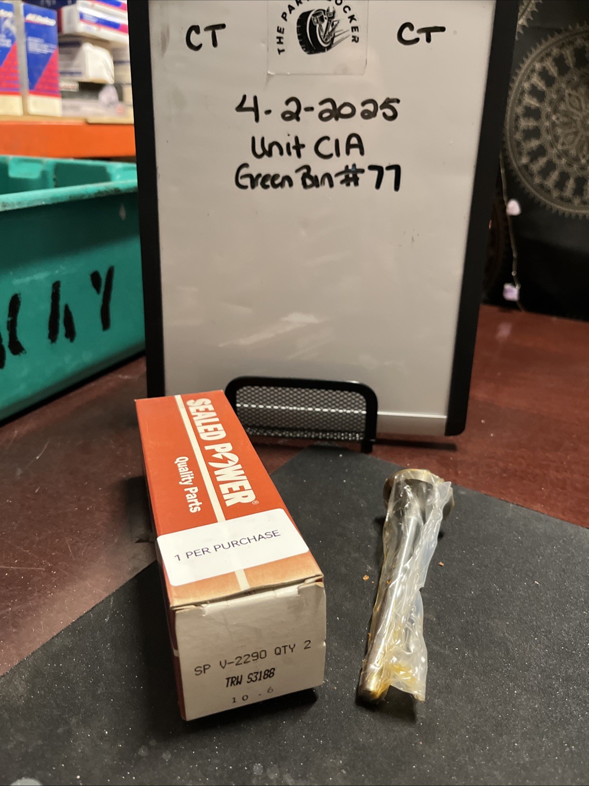 Exhaust Valve Sealed Power V2290 1 Per Purchase