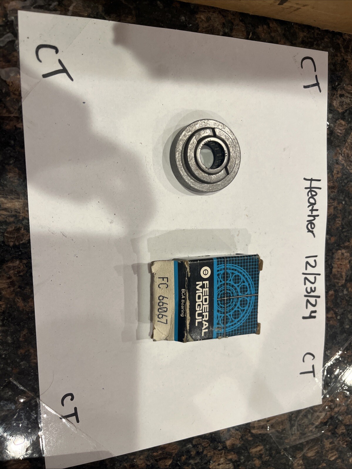 FEDERAL MOGUL, BCA BEARING, FC 66067