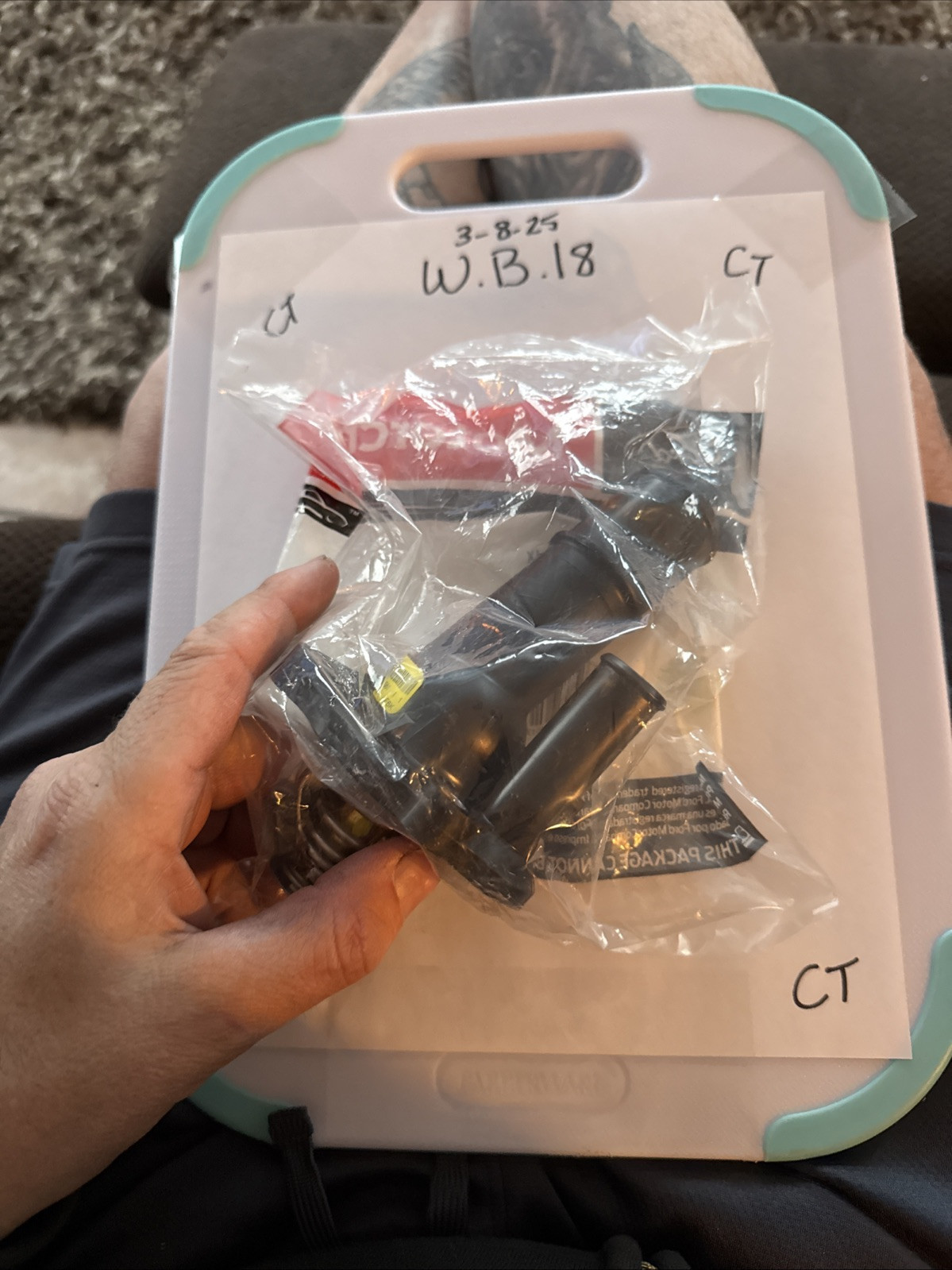 FORD CP9Z-8592-G CP9Z8592G MOTORCRAFT RT-1219 ENGINE COOLANT THERMOSTAT OEM NEW - Image 3