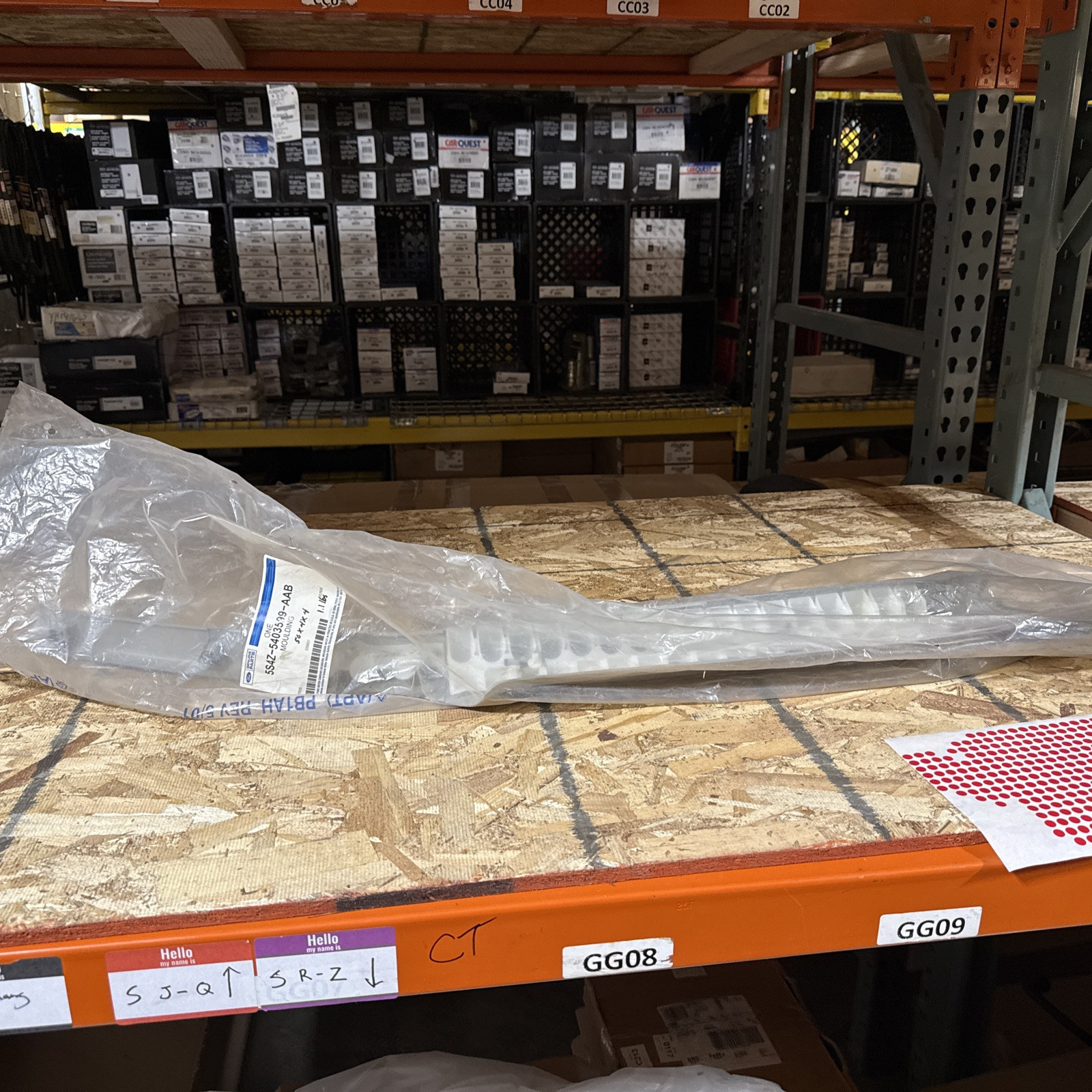 FORD OEM 05-07 Focus Interior Trim-WS Pillar Trim 5S4Z5403599AAB - Image 3