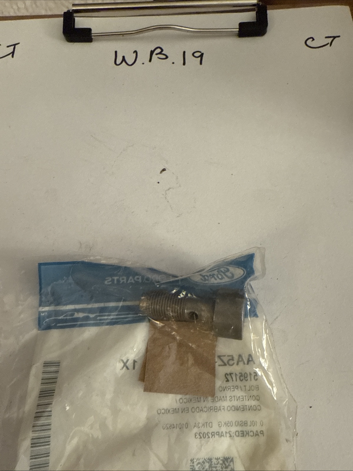 FORD OEM Turbocharger Turbo-Upper Pipe Bolt AA5Z00812AB - Image 3