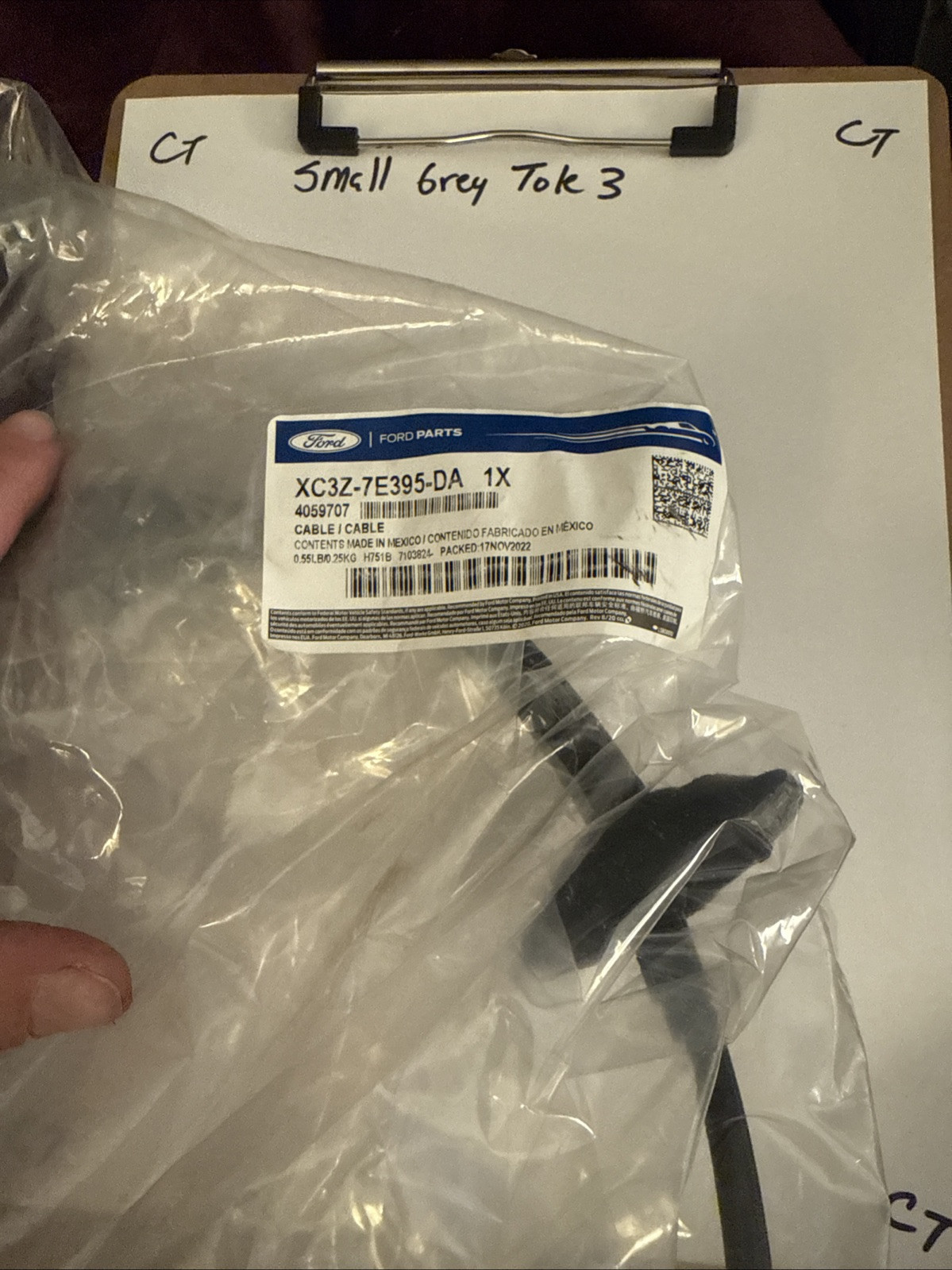 FORD OEM XC3Z7E395DA CABLE ASY - SELECTOR XC3Z-7E395-DA