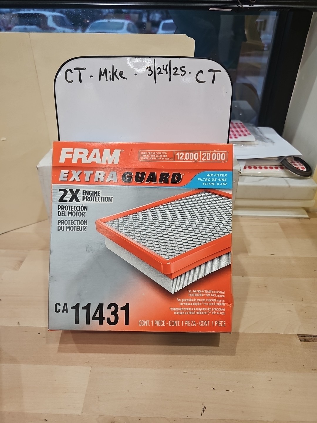 FRAM Extra Guard Flexible Panel Air Filter CA11431