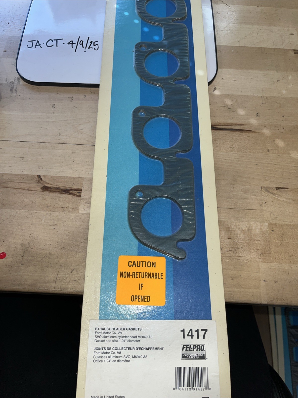 Fel-Pro 1417 Performance Exhaust Manifold Gasket Set - Image 3