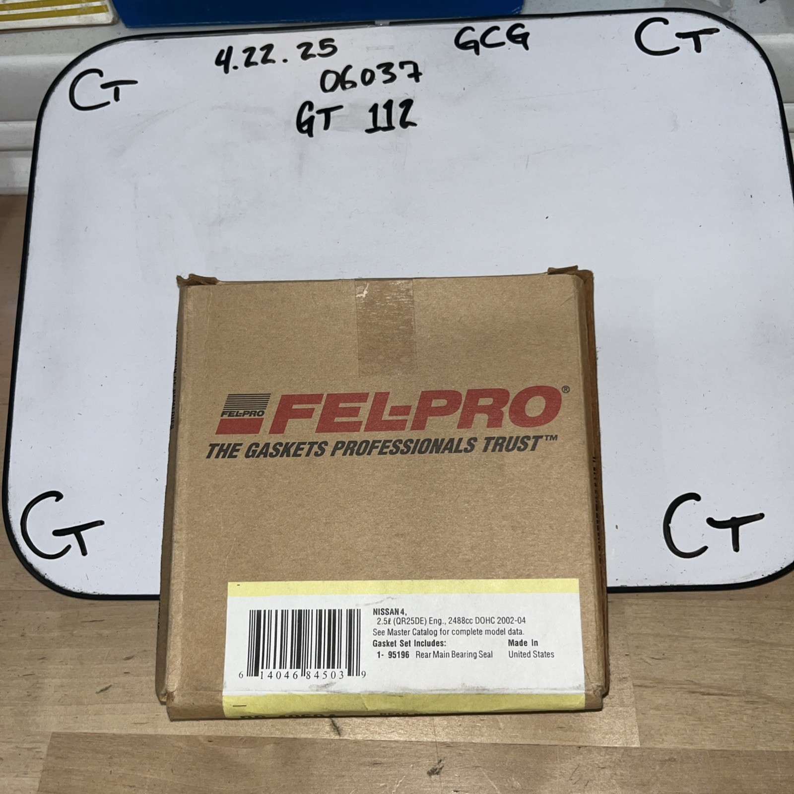 Fel Pro BS40694 Bearing Rear Main Gasket Seal Set for Sealing Component aw