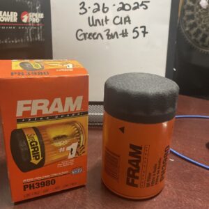 Fram extra guard PH3980 oil filter engine protection sure grip chevy 350