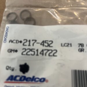 Fuel Feed Pipe O-Ring Genuine GM OEM 22514722 ACDelco 217-452 Sold Individually