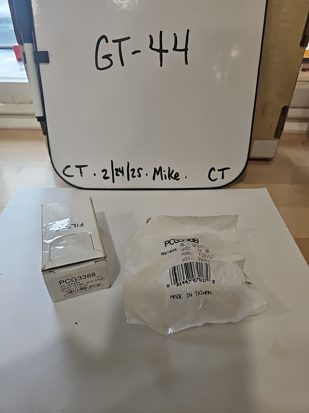 Fuel Filter PTC PCG3388 (Wix 33051, AC GF470)