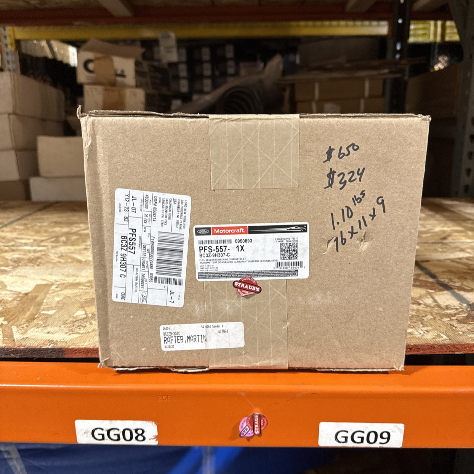 Fuel Pump and Sender Assembly Motorcraft PFS-557