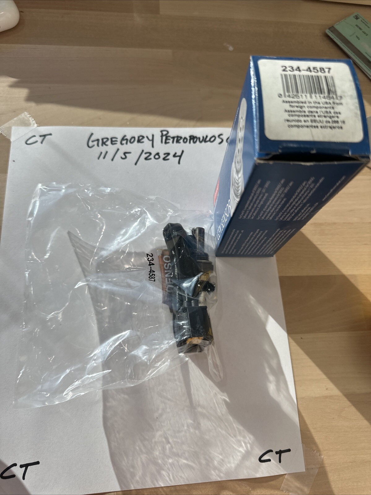 GENUINE DENSO 234-4587 Oxygen Sensor