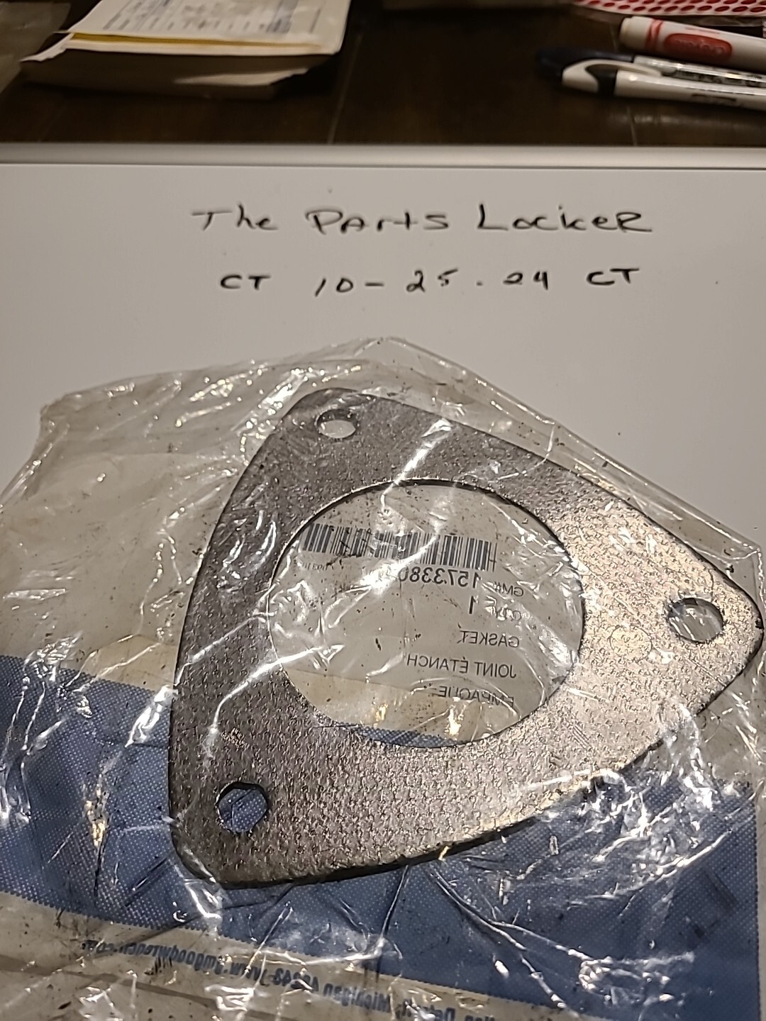 GENUINE GM 15733803 EXHAUST CATALYTIC CONVERTER GASKET NEW OEM - Image 3