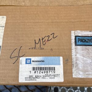 GM 12498719 Mat Pkg,Rear Premium (All Weather) *Cashmere