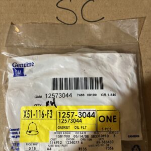 GM 12573044 REPLACEMENT ENGINE OIL FILTER ADAPTER GASKET FOR CADILLAC,BUICK QTY1