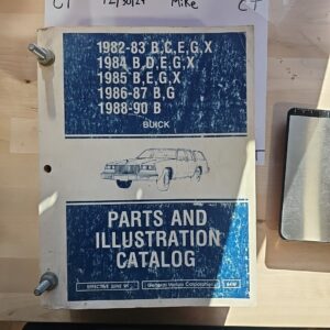 GM 1982-90 OLDSMOBILE 44w B-C-D-E-G-X Illustrated Parts Catalog