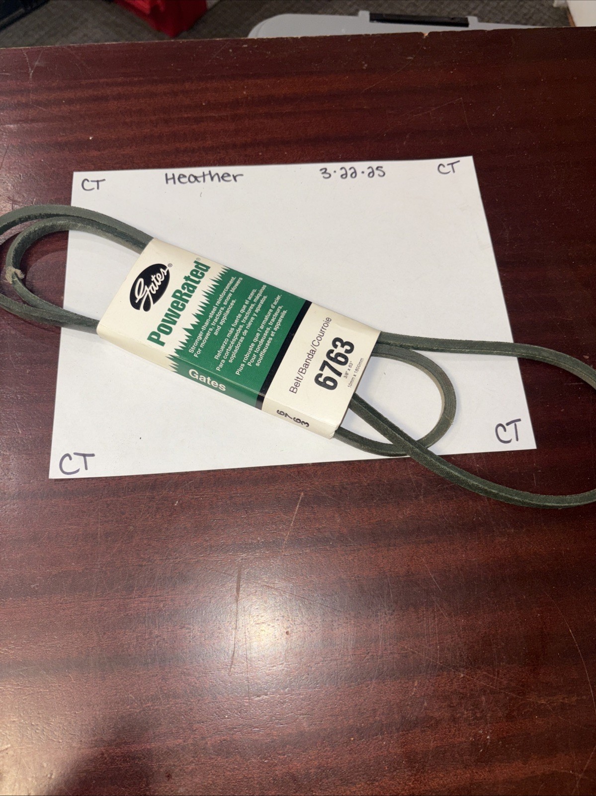 Gates 6763 PoweRated Medium Horse-Power V-Belt