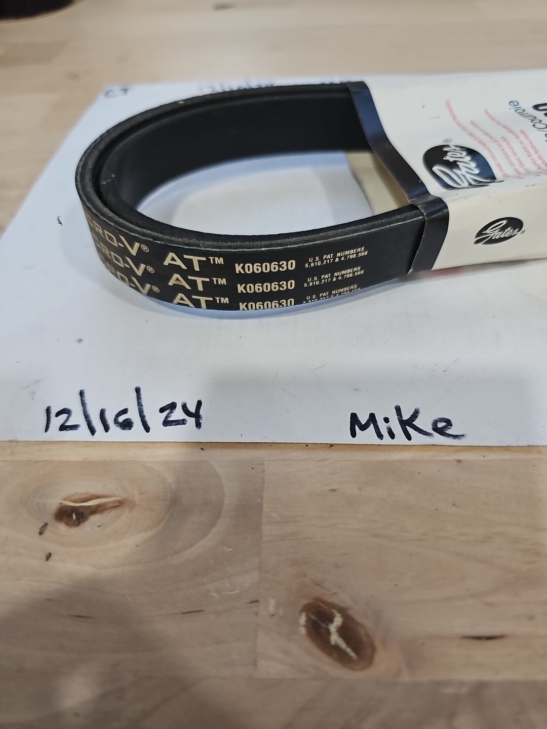 Gates K060630 Micro-V Serpentine Drive Belt NEW - Image 4