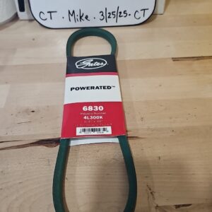 Gates Powerrated V-Belt 4L300K, 6830