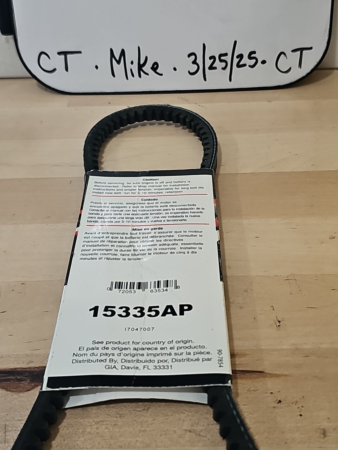 Gates RoadMax 15335AP Accessory Drive Belt - Image 4