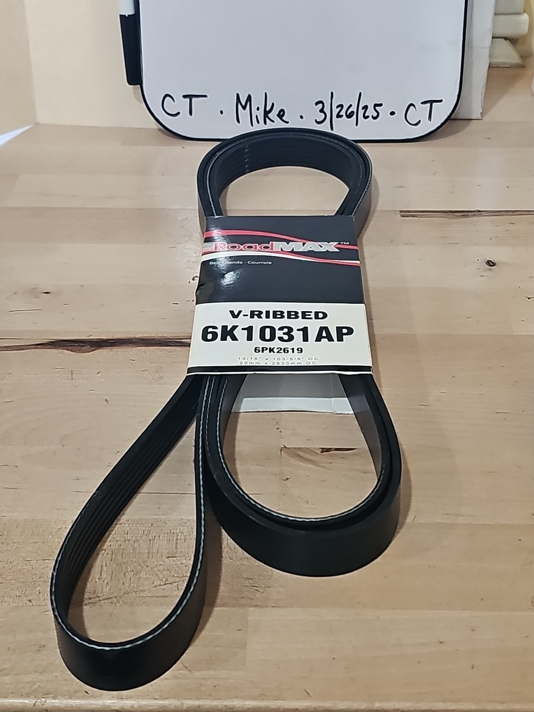 Gates RoadMax 6K1031AP Micro V Belts