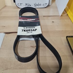 Gates RoadMax Serpentine Belt 7K683AP for 2002-2006 CR-V 2.4L