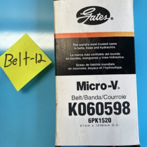 Gates Standard K060598 Micro-V Serpentine Drive Belt