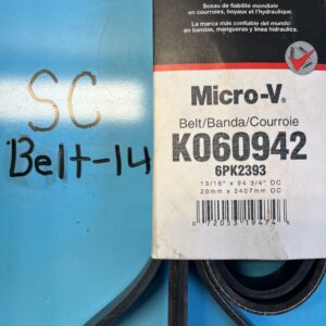 Gates Standard Micro-V Serpentine Belt-Premium OE K060942