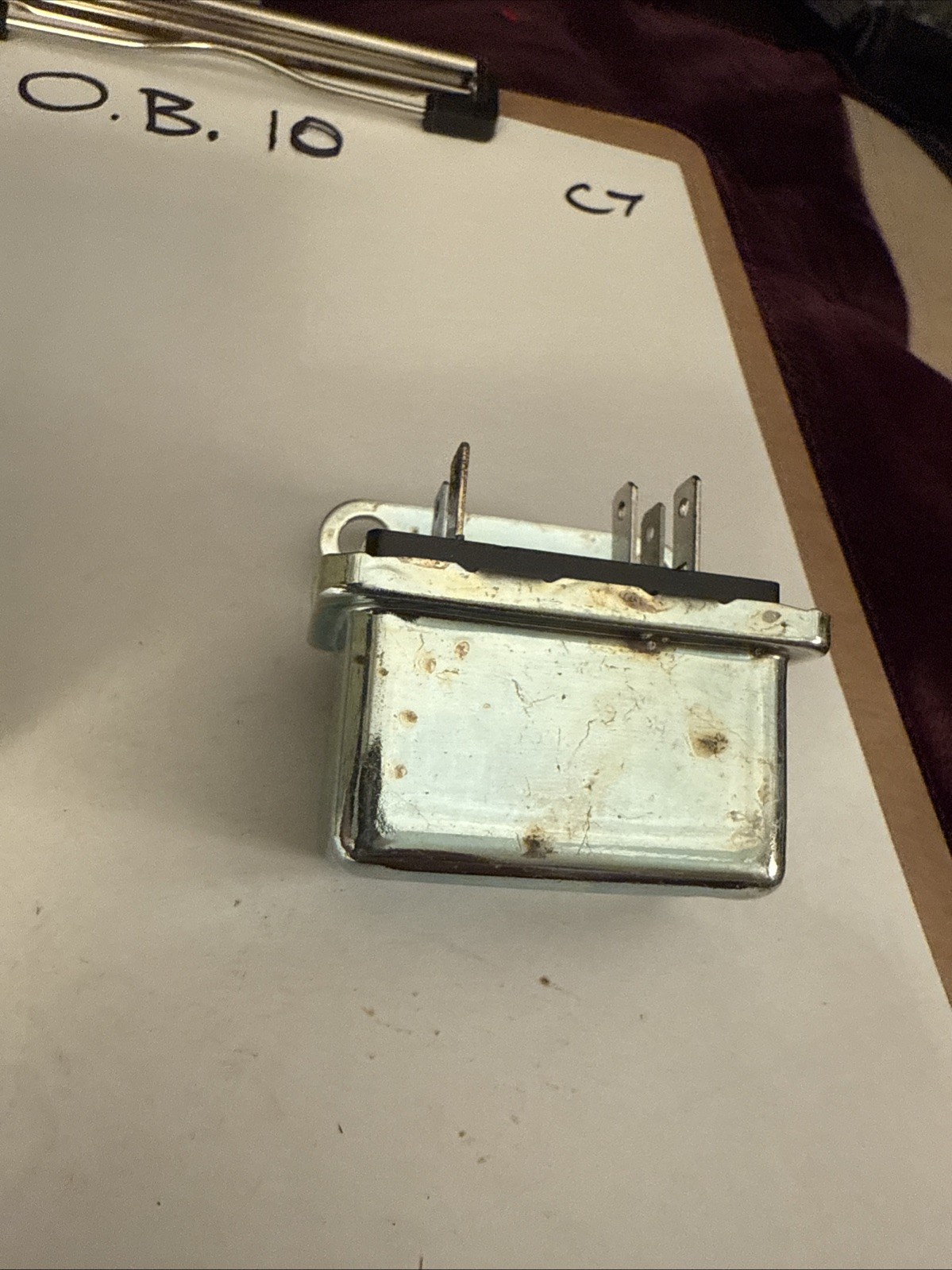 Genuine 68-71 Corvette Wiper Motor 77-79 Vette AC Blower Motor RELAY 3989214 - Image 3