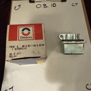 Genuine 68-71 Corvette Wiper Motor 77-79 Vette AC Blower Motor RELAY 3989214