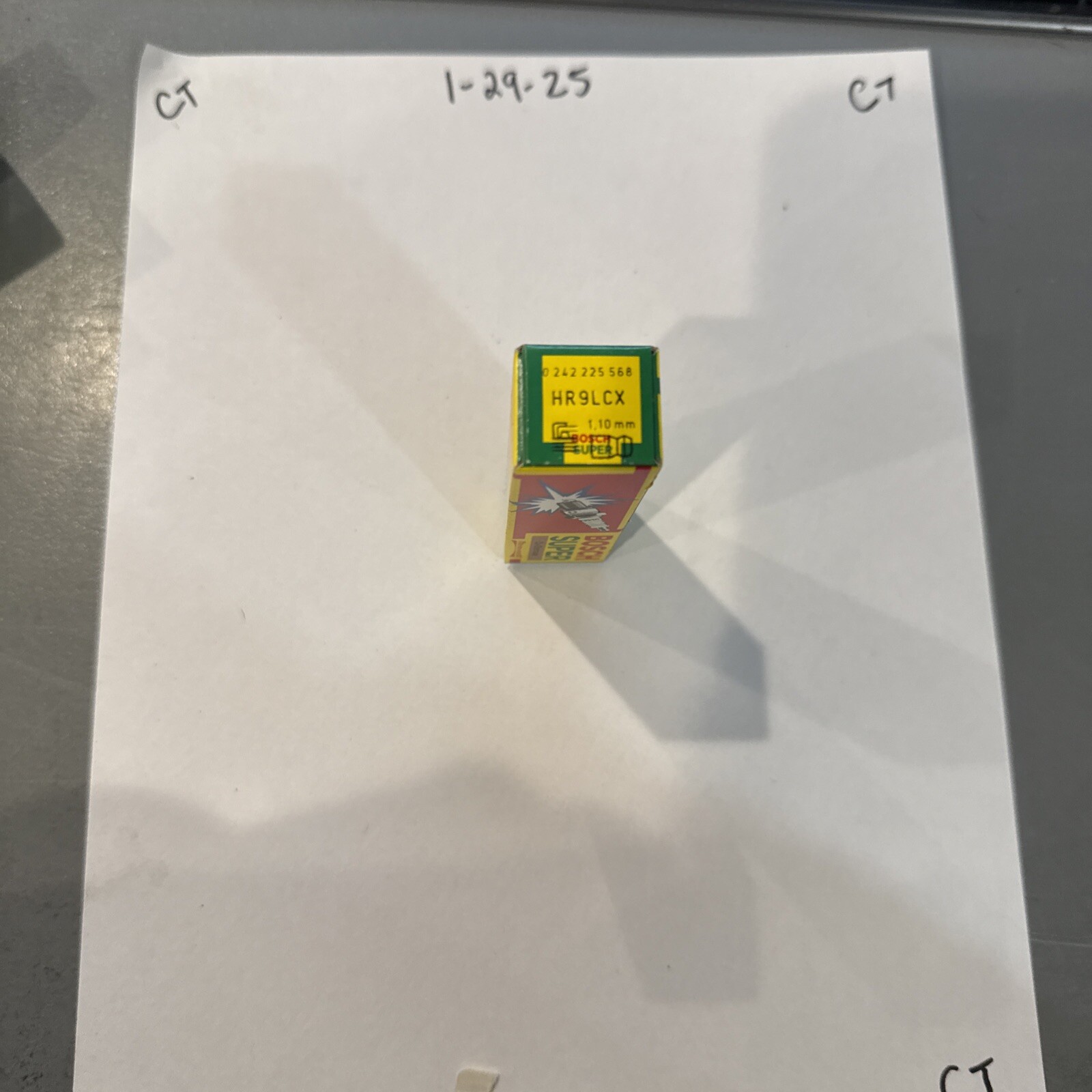 Genuine Bosch Super 7582 Nickel HR9LCX Spark Plug 0242225568076 028851014823