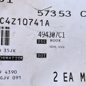 Genuine Ford Bolt Battery Clamps QTY 2- 4C4Z-10741-A