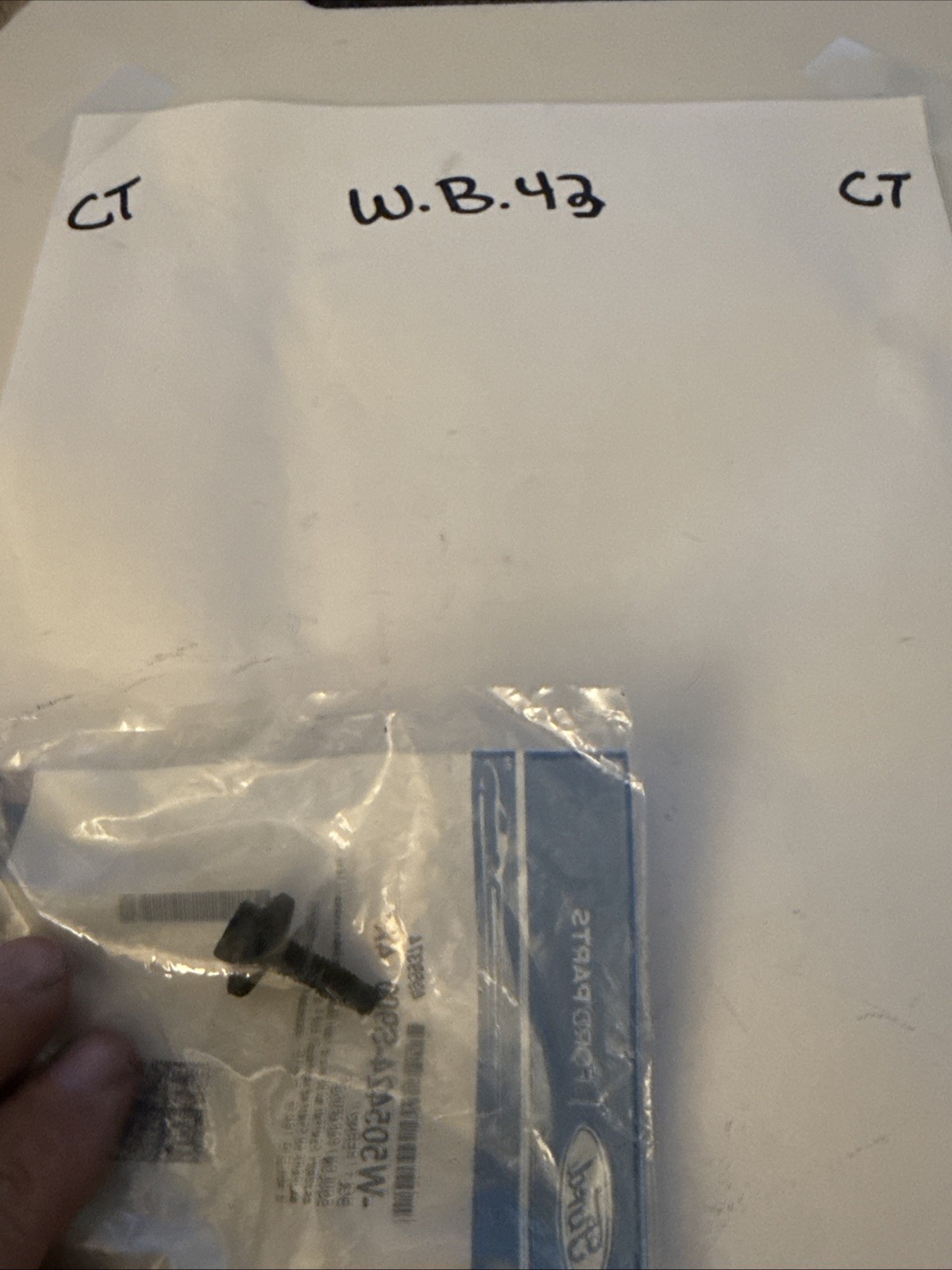 Genuine Ford Bumper Bracket Mount Bolt W505424-S900 **LISTING IS FOR ONE BOLT** - Image 3