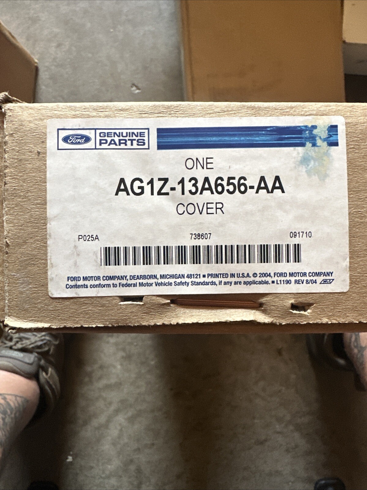 Genuine Ford Center High Mount Stop Light Bezel AG1Z-13A656-AA