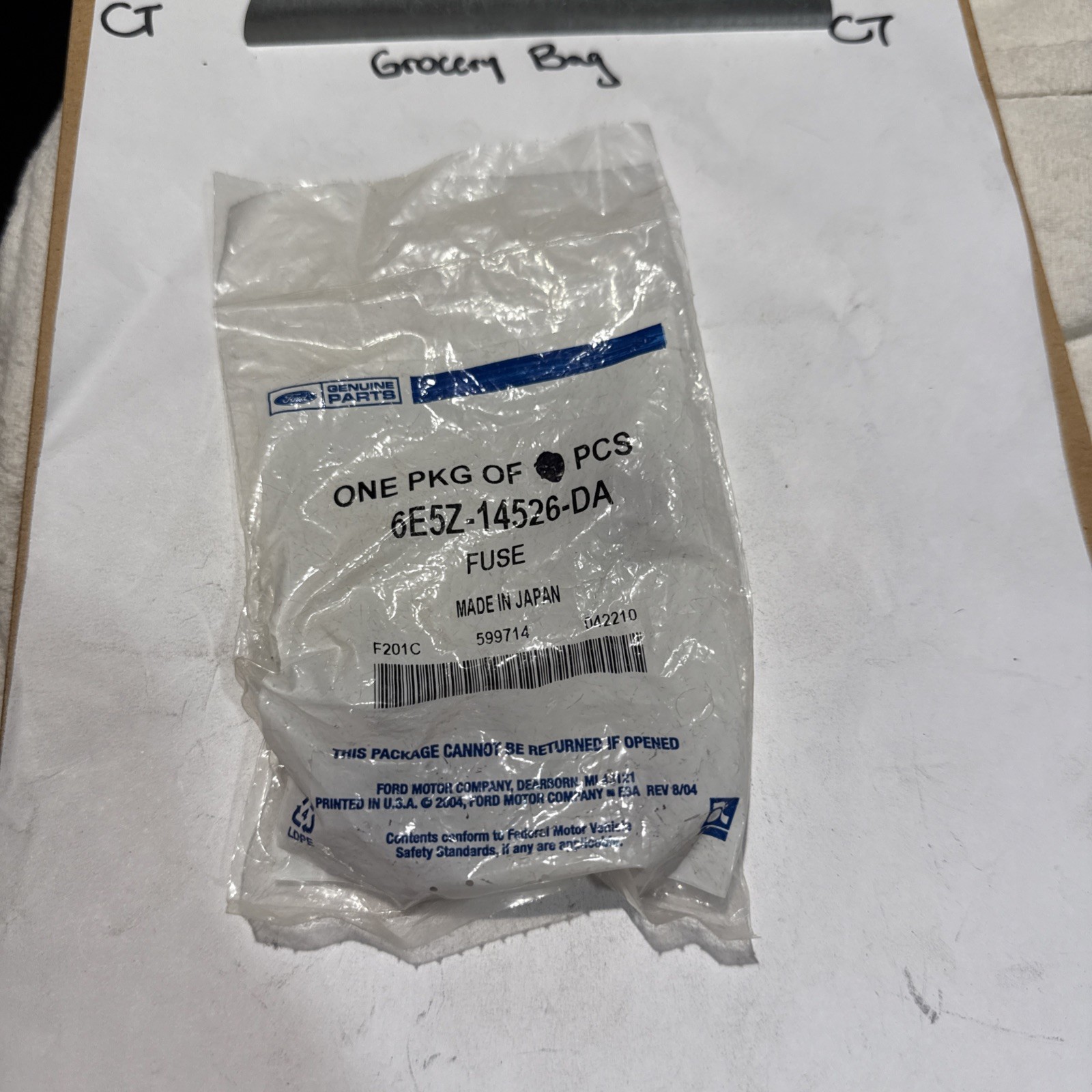 Genuine Ford Circuit Breaker 6E5Z-14526-DA