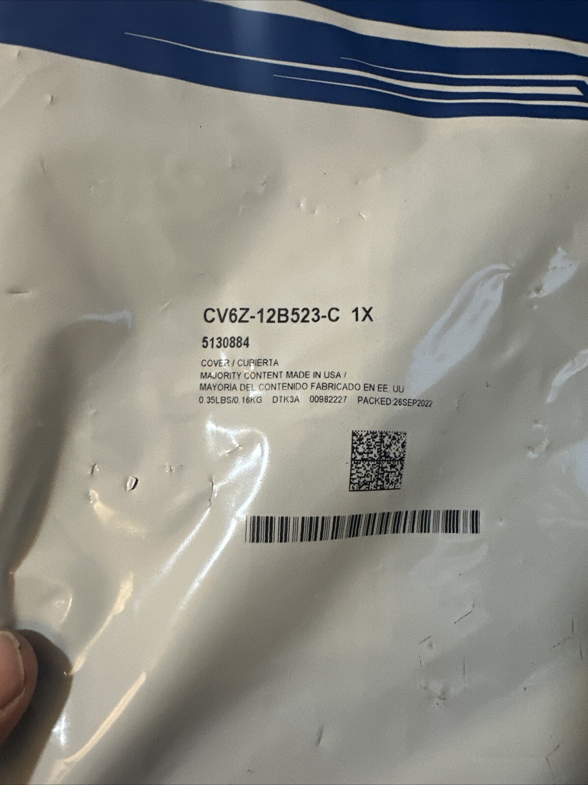 Genuine Ford Cover CV6Z-12B523-C