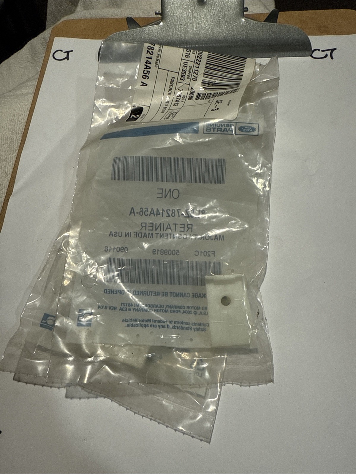 Genuine Ford Door Glass Retainer 8L8Z-78214A56-A - Image 3