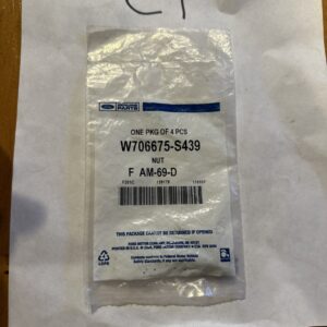 Genuine Ford Emblem Nut -W706675-S439 2 Pc Partial Pack New Old Stock Set Pair