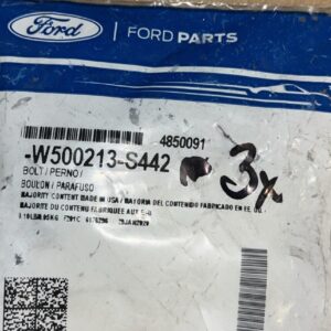 Genuine Ford Engine Control Module (ECM) Cover Bolt W500213-S442 (3) Bolts Ford