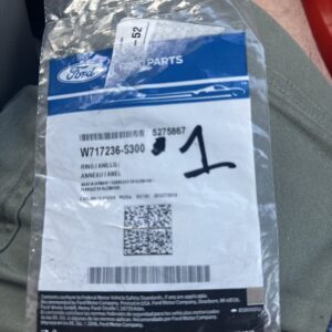 Genuine Ford Escape Fusion Fiesta O-ring gasket seal W717236-S300 1-Ring