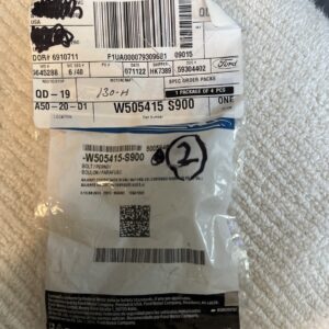 Genuine Ford Fender Liner Bolt -W505415-S900(2) Bolts