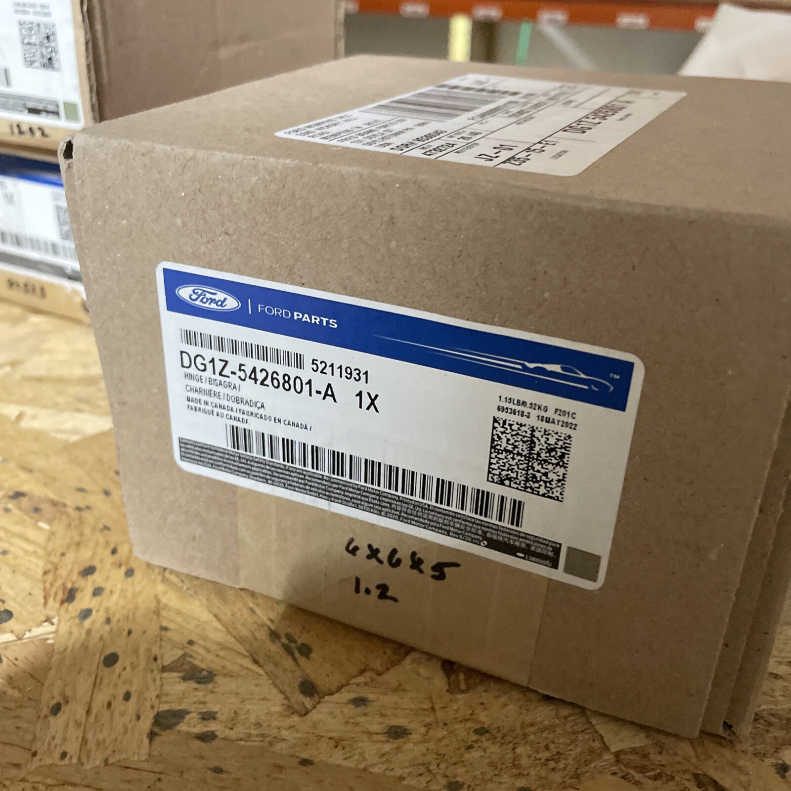 Genuine Ford Hinge Assembly DG1Z-5426801-A