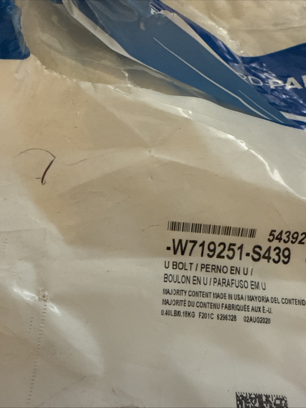 Genuine Ford Hold Down Clamp Mount Bolt ***SOLD INDIVIDUALLY*** W719251-S439 - Image 3