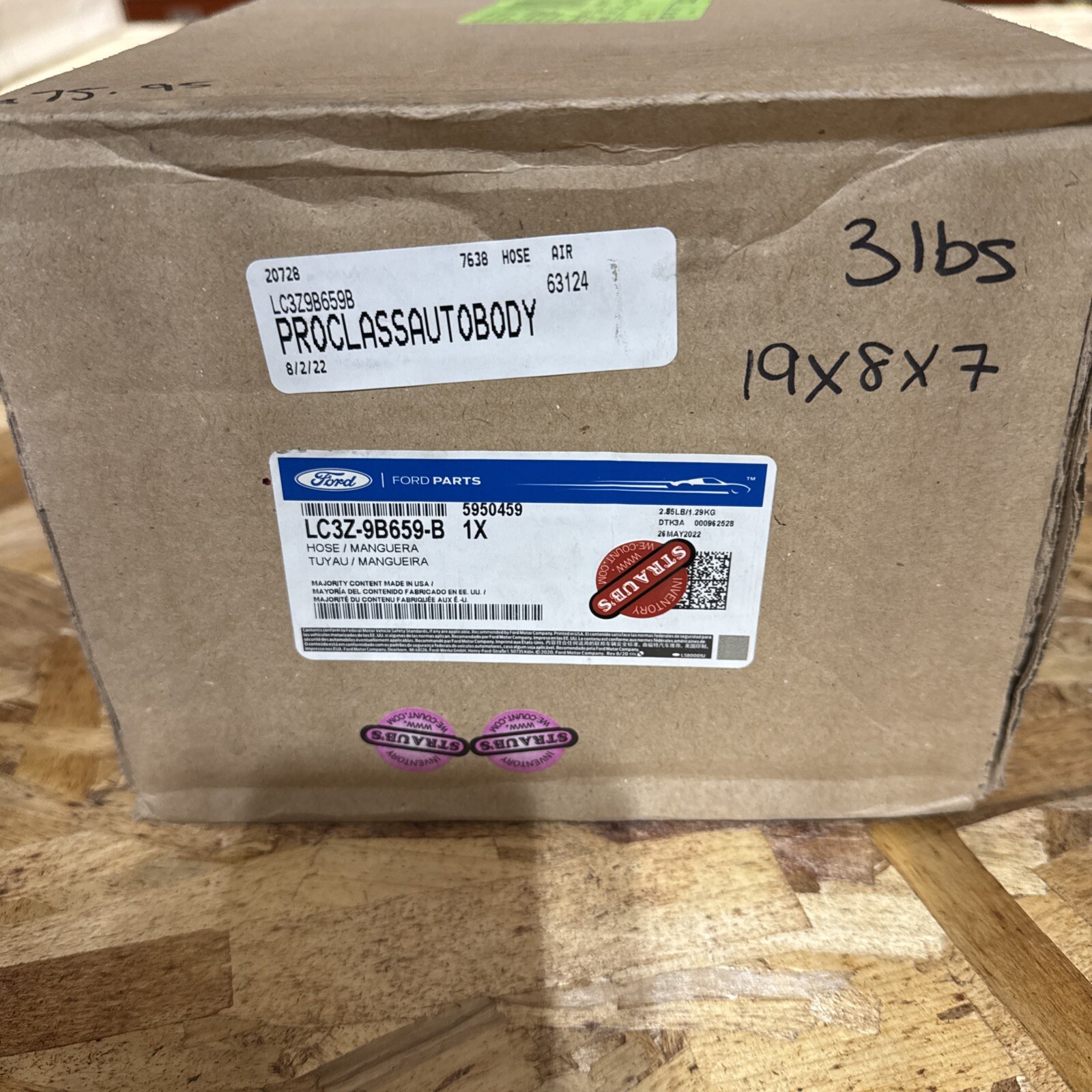 Genuine Ford Inlet Hose LC3Z-9B659-B